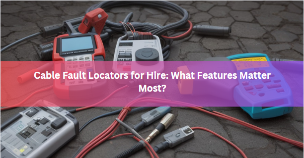 Cable Fault Locators for Hire: What Features Matter Most?